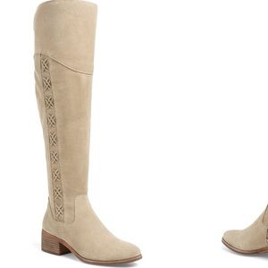 Vince Camuto Kreesell knee high taupe boot 8.5
